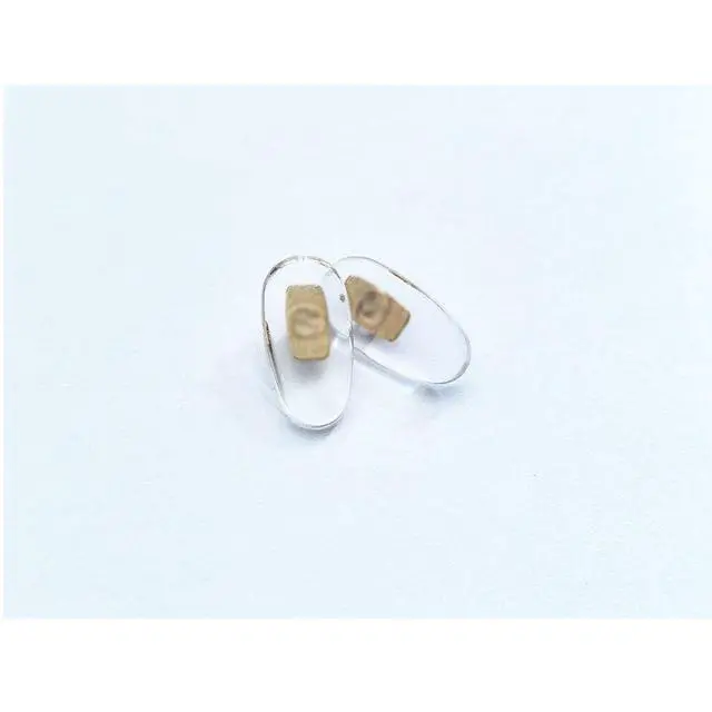 Alt view image 6 of 6 - Screw-in Nose Pad Suitable for Gucci Sunglass Replacement Pads,Gold