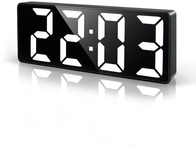 Main image of Small Digital Clock Large Display 6.7", White Large Numbers Clock