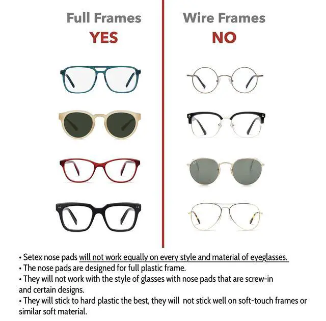 Alt view image 6 of 7 - Gecko Grip Ultra-Thin 0.6mm Anti Slip Eyeglass Nose Pads 5 Pair Clear