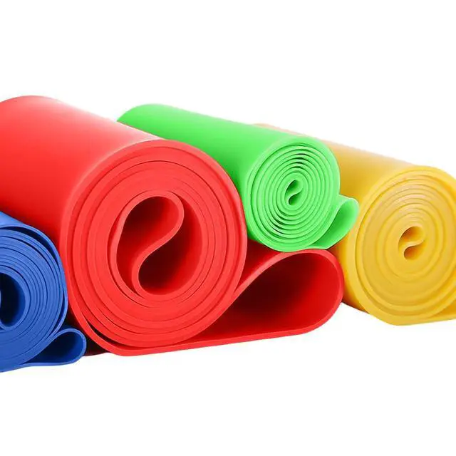 Alt view image 3 of 6 - Resistance Loop Exercise Bands Set of 5-5 Different Resistance Levels Workout Bands, Elastic Stretch Bands for Legs, Glutes, Yoga, Pilates, Physical Therapy & Strength Training