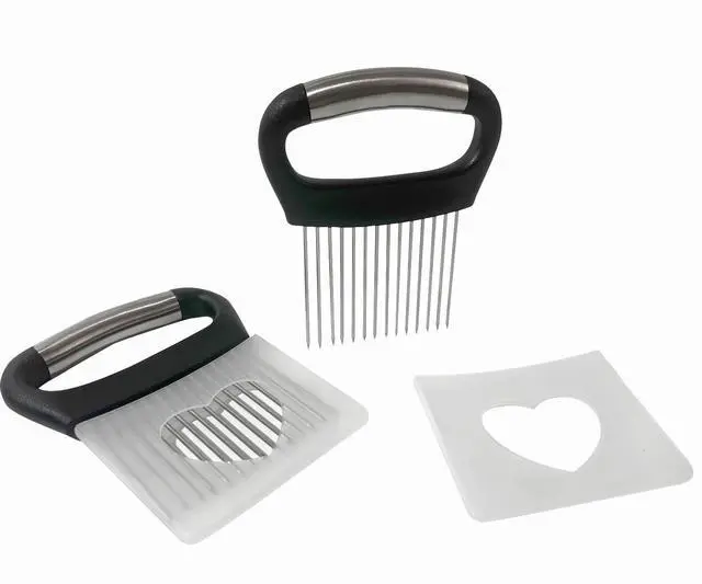 Main image of Onion Holder for Slicing, Matte Black, Extra-Large