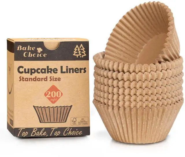 Main image of 200pcs Standard Cupcake Liners for Baking, Muffin Liners