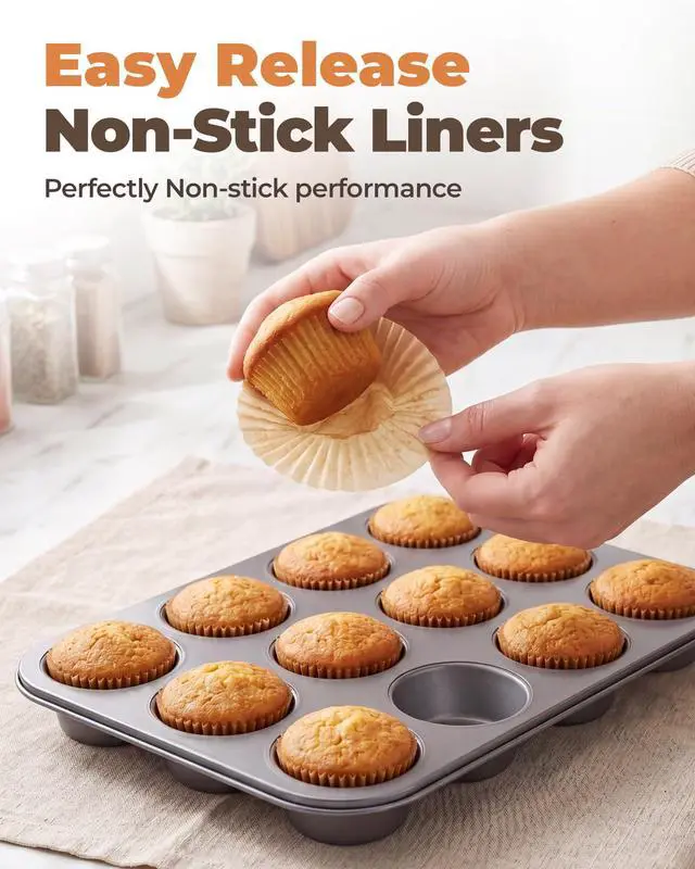 Alt view image 2 of 7 - 200pcs Standard Cupcake Liners for Baking, Muffin Liners