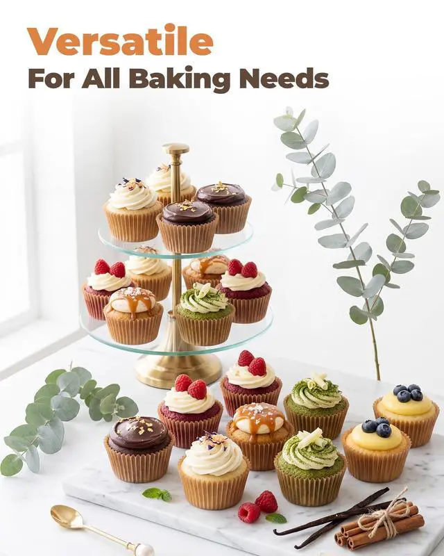 Alt view image 7 of 7 - 200pcs Standard Cupcake Liners for Baking, Muffin Liners