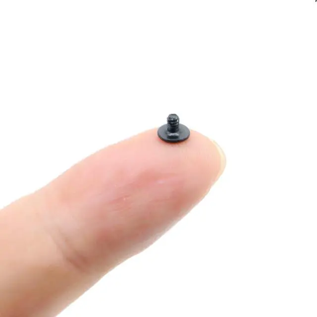 Alt view image 3 of 7 - 50pcs NVMe M.2 SSD Mounting Screws,Stainless Flat Phillips Head HDD M2 x 3mm Screw for Computer PC Laptop Case WLAN Card Cooling Fan I/O Board,M2*3mm Black