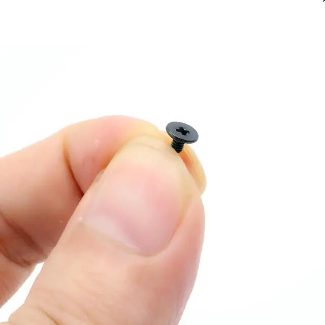 Alt view image 4 of 7 - 50pcs NVMe M.2 SSD Mounting Screws,Stainless Flat Phillips Head HDD M2 x 3mm Screw for Computer PC Laptop Case WLAN Card Cooling Fan I/O Board,M2*3mm Black