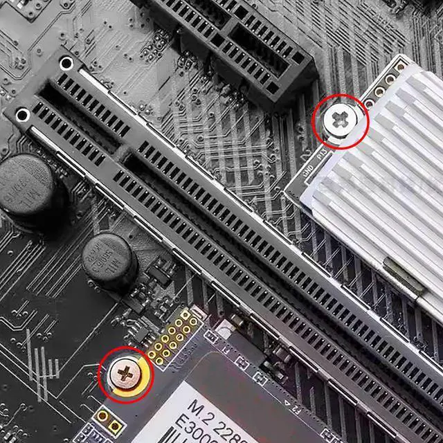 Alt view image 6 of 7 - 50pcs NVMe M.2 SSD Mounting Screws,Stainless Flat Phillips Head HDD M2 x 3mm Screw for Computer PC Laptop Case WLAN Card Cooling Fan I/O Board,M2*3mm Black
