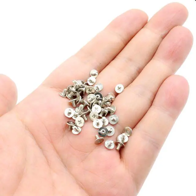 Alt view image 5 of 7 - 50pcs NVMe M.2 SSD Mounting Screws,Stainless Flat Phillips Head HDD M2 x 3mm Screw for Computer PC Laptop Case WLAN Card Cooling Fan I/O Board,M2*3mm Silver