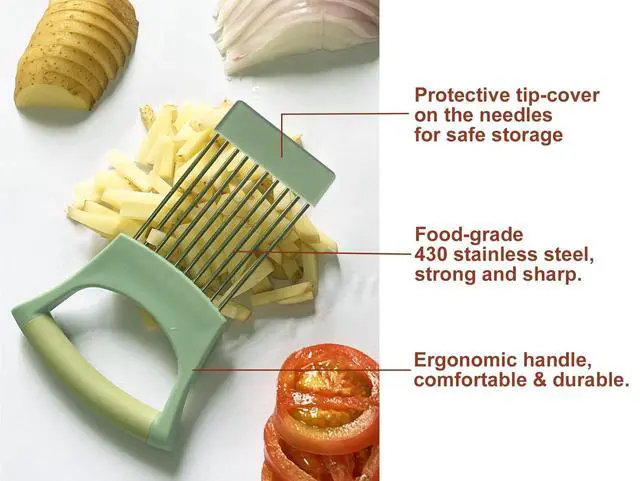 Alt view image 2 of 6 - Onion Holder for Slicing