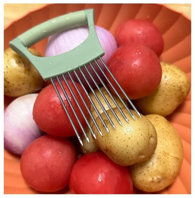 Alt view image 5 of 6 - Onion Holder for Slicing