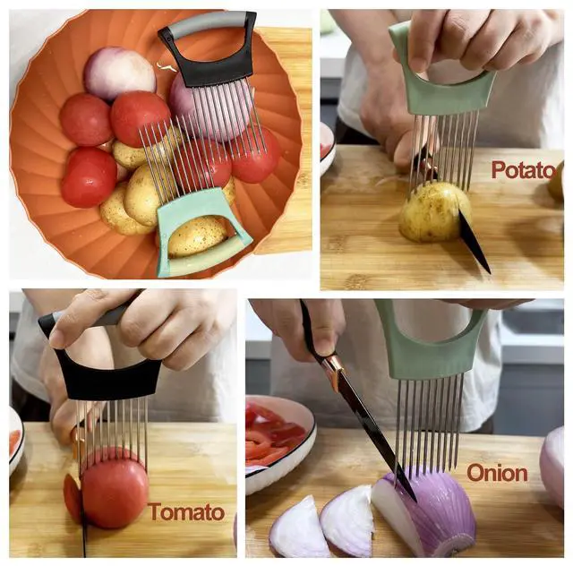 Alt view image 4 of 6 - Onion Holder for Slicing