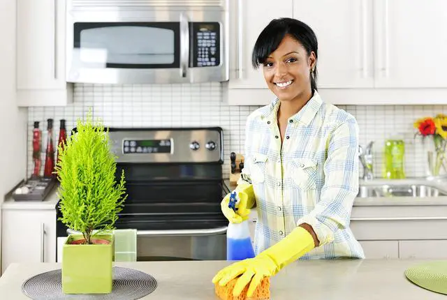 Alt view image 4 of 6 - Reusable Latex Household Cleaning Glove, XLarge, Yellow