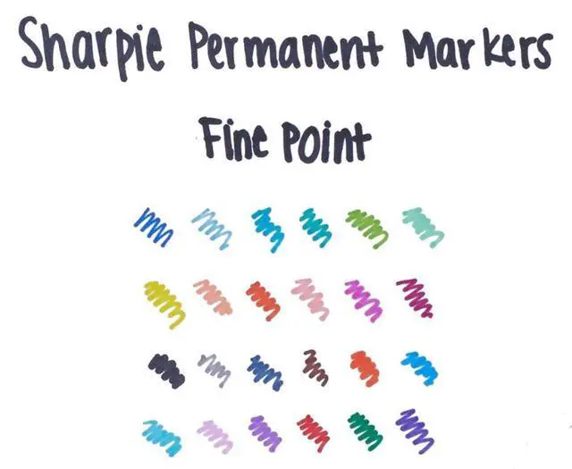 Alt view image 3 of 3 - Fine Point Permanent Markers, Green, 1 Count
