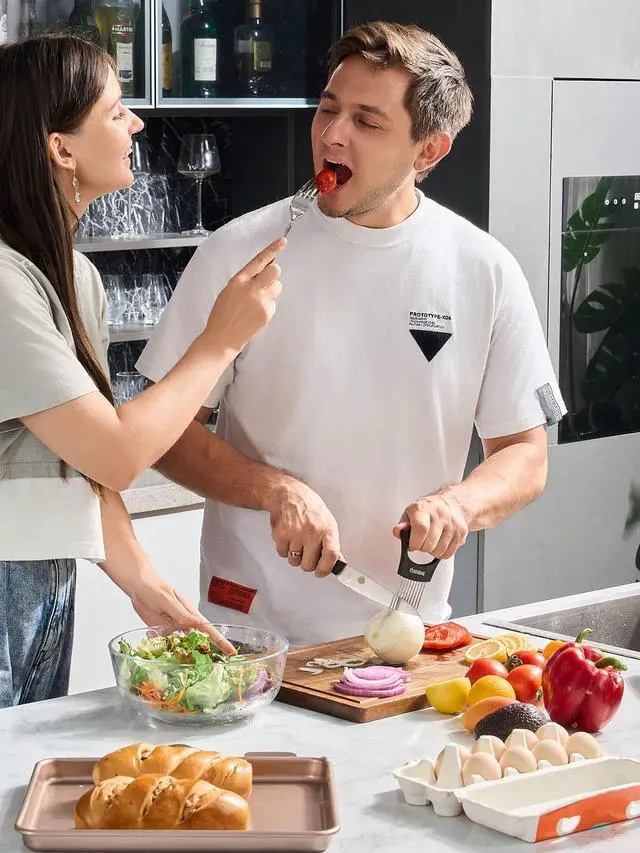 Alt view image 6 of 7 - Onion Holder for Slicing | Onion Slicer Holder | Tomato Cutter for Slicing of Lemon Avocados Eggs and Fruit, Multifunctional Vegetable Chopper, Home Essentials & Kitchen Gadgets Tool for Food Prep