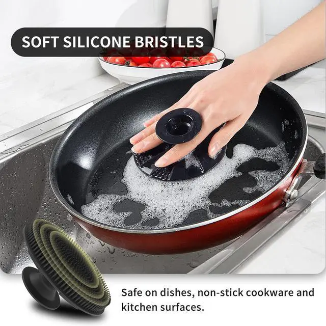 Alt view image 3 of 6 - Dish Scrubber, Non-Scratch Scrub Spong for Washing Dish, Pot, Pan