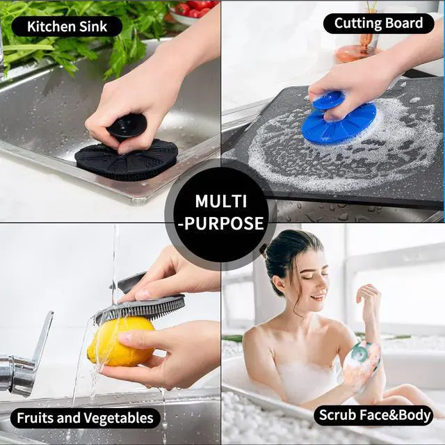 Alt view image 6 of 6 - Dish Scrubber, Non-Scratch Scrub Spong for Washing Dish, Pot, Pan