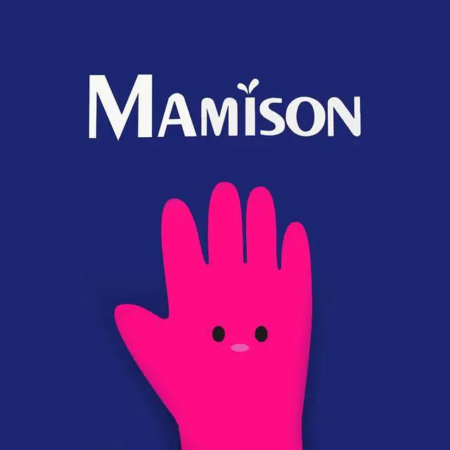 Alt view image 7 of 7 - Mamison Quality Rubber Gloves Pink Size M, Waterproof Rubber Gloves 1 Pairs, Korean Home and Improvement Brand