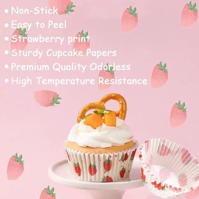 Alt view image 4 of 7 - Cupcake Liners Baking Cups 100 Pack Standard Food Grade Paper Muffin Cups