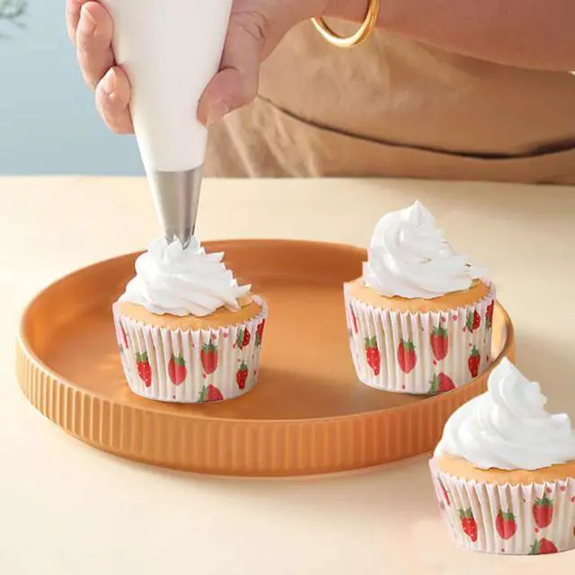 Alt view image 5 of 7 - Cupcake Liners Baking Cups 100 Pack Standard Food Grade Paper Muffin Cups
