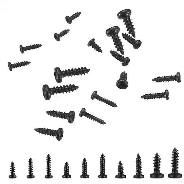 Alt view image 4 of 7 - 1000 Pcs Small Pan Head Screws Assortment Kit, Micro Tiny Electronic Self-Tapping Machine Screws for Glasses Watches Phone Electronic Repair