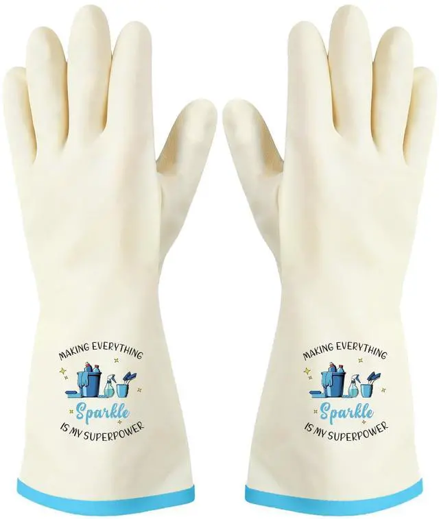 Main image of Practical Gifts for Women - Rubber Cleaning Dishwashing Kitchen Gloves Household Essentials House Warming Christmas Housewarming Gifts for Friends Cleaner Washer Household Expert Cleaning Gift