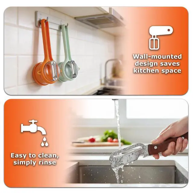 Alt view image 5 of 7 - 2Pack Multi Functional Vegetable Peeler with Container & Bottle Opener