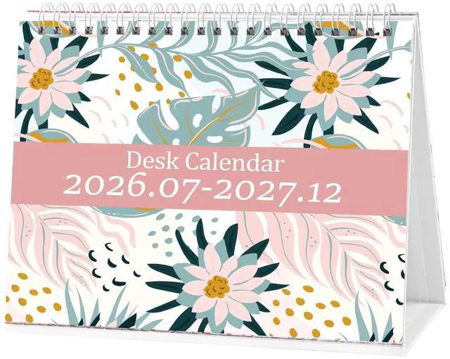 Main image of Small Desk Calendar 2026-2027, Desktop Calendar Jul.2026-Dec.2027