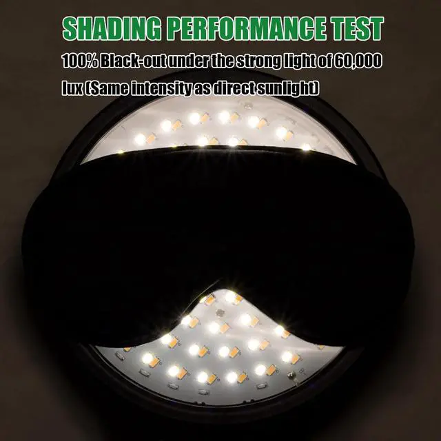 Alt view image 3 of 6 - Sleep Mask for Women and Men 2 Pcs Eye Mask for Sleeping