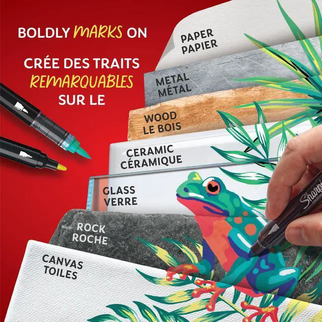Alt view image 2 of 7 - Creative Acrylic Markers - Brush Tip, Set of 2, 2196903