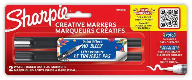 Main image of Creative Acrylic Markers - Brush Tip, Set of 2, 2196903