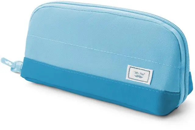 Main image of Wide-Opening Pencil Case, Triangle Design