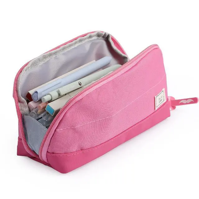 Alt view image 7 of 7 - Wide-Opening Pencil Case, Triangle Design