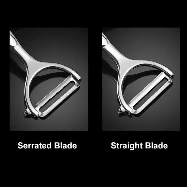 Alt view image 2 of 7 - Premium Peeler Set - Vegetable,Apple Peelers for Kitchen, Fruit, Carrot, Veggie,Potatoes Peeler,Y-Shaped Stainless Steel Peelers,with Ergonomic Non-Slip Handle & Sharp Blade,Good Sturdy (2PCS)