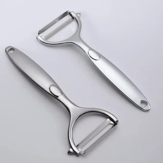 Alt view image 3 of 7 - Premium Peeler Set - Vegetable,Apple Peelers for Kitchen, Fruit, Carrot, Veggie,Potatoes Peeler,Y-Shaped Stainless Steel Peelers,with Ergonomic Non-Slip Handle & Sharp Blade,Good Sturdy (2PCS)