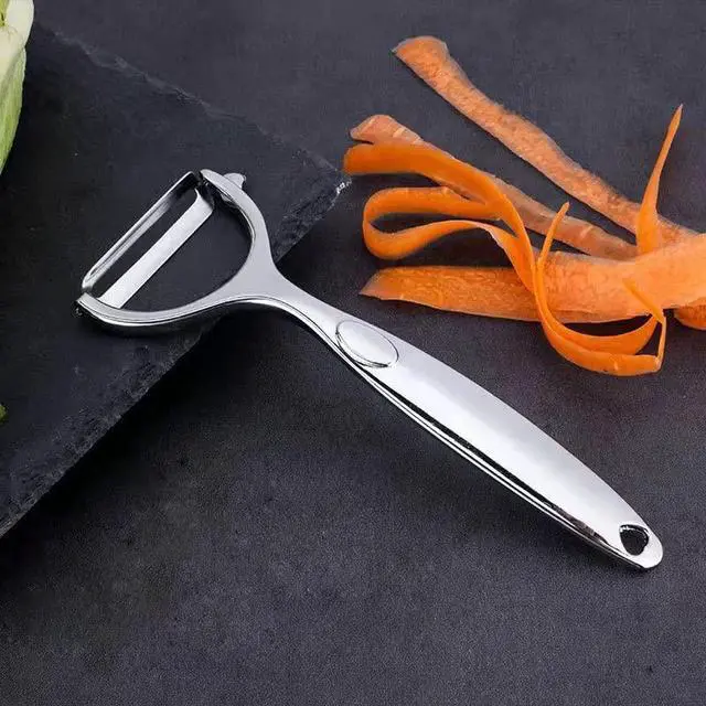 Alt view image 4 of 7 - Premium Peeler Set - Vegetable,Apple Peelers for Kitchen, Fruit, Carrot, Veggie,Potatoes Peeler,Y-Shaped Stainless Steel Peelers,with Ergonomic Non-Slip Handle & Sharp Blade,Good Sturdy (2PCS)