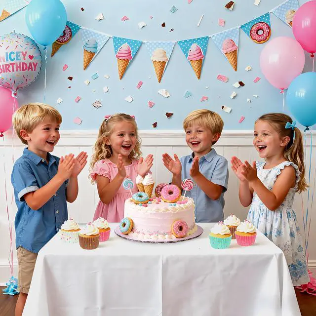 Alt view image 4 of 7 - 200PCS Confetti Sprinkle Cupcake Liners Colorful Donut Icing Muffins Cupcake Wrappers Standard Candy Paper Cups for Baby Shower Sweet One Birthday Ice Cream Themed Party Cake Decoration