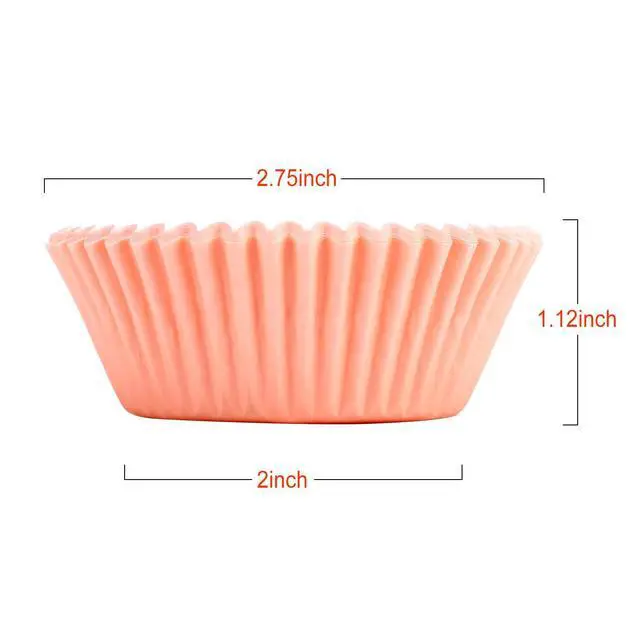 Alt view image 2 of 7 - 600 Rainbow Pastel Cupcake Liners for Muffin Pans, Baking Cups for Parties
