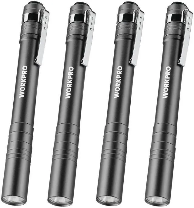 Main image of LED Pen Light, Aluminum Pen Flashlight, Pocket Flashlight with Clip
