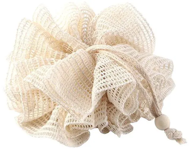 Main image of Hemp Bath Shower Sponge Bath Loofahs Mesh Pouf Soft Body Scrubber Ball Exfoliating Bath Sponge for Women and Men