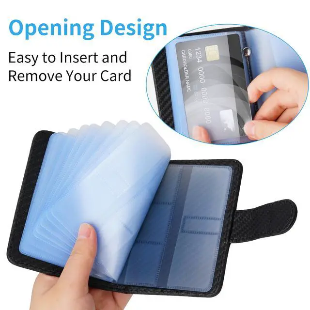 Alt view image 7 of 7 - Credit Card Holder, RFID Blocking Wallet Debit Card Protector