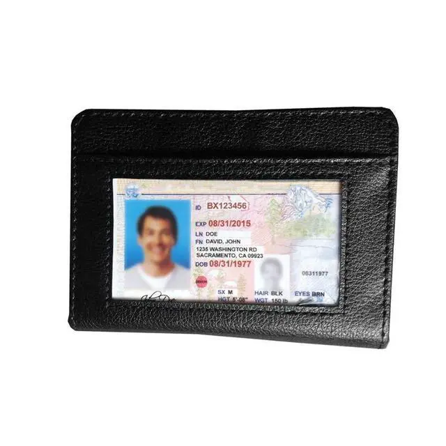 Alt view image 4 of 7 - Credit Card Holder Wallet RFID Blocking Leather Wallet for Men and Women with Zipper, Huge Storage Capacity