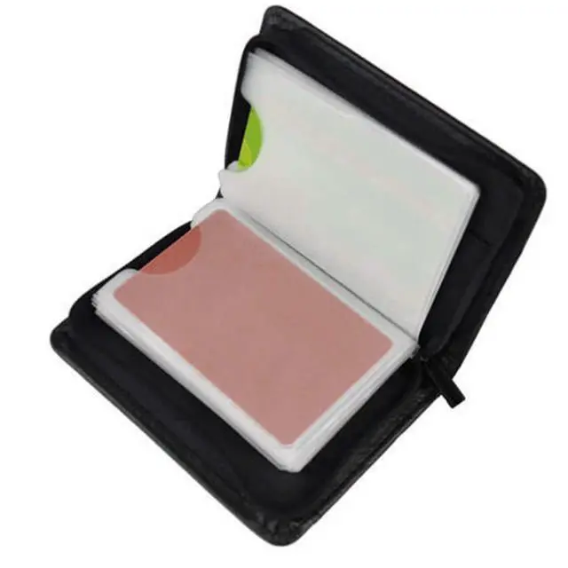 Alt view image 7 of 7 - Credit Card Holder Wallet RFID Blocking Leather Wallet for Men and Women with Zipper, Huge Storage Capacity