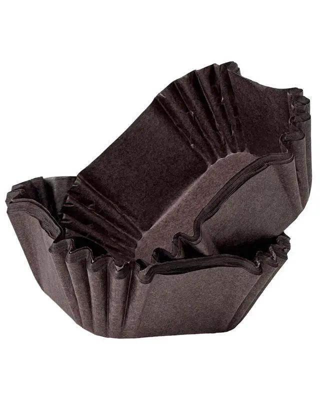 Alt view image 2 of 7 - Square Cupcake Liners, 500 Count, Coffee,Standard Size