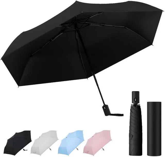 Main image of Compact Travel Umbrella - Mini Umbrella for Purse, Backpack & Travel, Auto Open Close