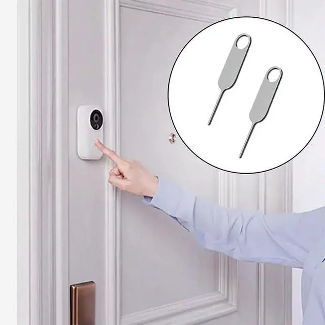 Alt view image 5 of 5 - 4PCS Doorbell Key Tool Kit Ring Doorbell Screwdriver & Opening Pin for Nest, Google Nest, Arlo, and Eufy Doorbells Easy Mount Removal & Battery Replacement Security Key Set