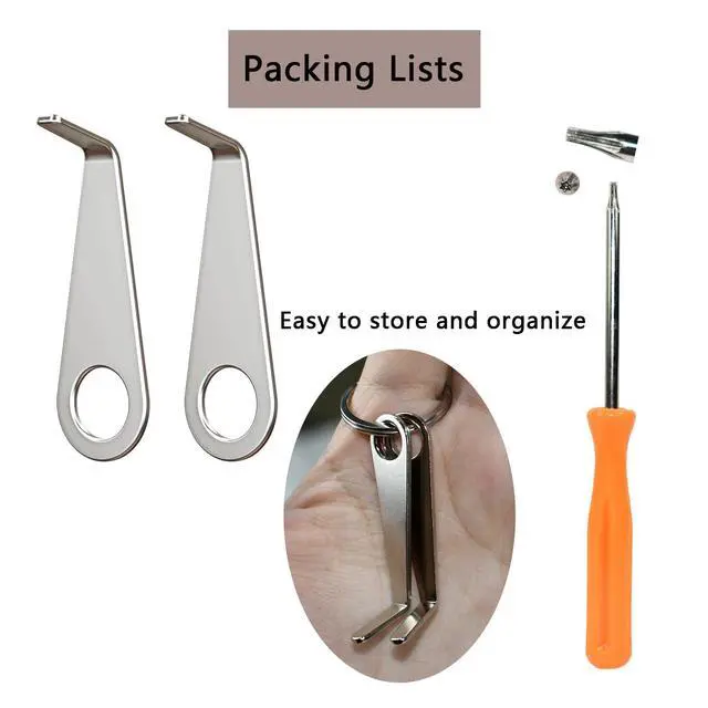 Alt view image 4 of 6 - Video Doorbell Key Replacement Tool for Battery Doorbell/Plus/Pro 2026