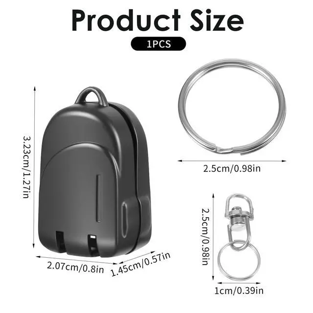 Alt view image 2 of 7 - Portable Mini Nail Clippers, Travel Nail Clippers, Metal Folding Small Fingernail Trimmers, Black Stainless Steel Toenail Clipper Keychain Accessories, Travel Size