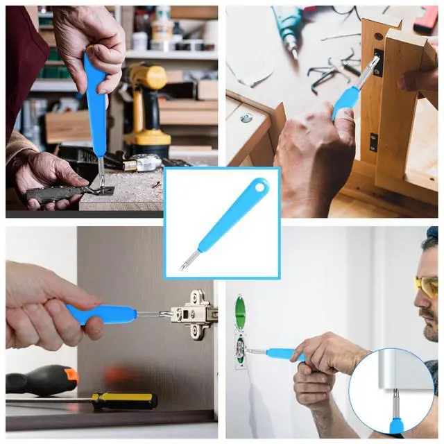 Alt view image 6 of 6 - Ring Doorbell Screws Replacement, Blue Double-Ended T6 T15 Screwdriver with 20Pcs/5Set Security Screws - Battery Change & WiFi Setup for Video Doorbell Camera Replacement Kits