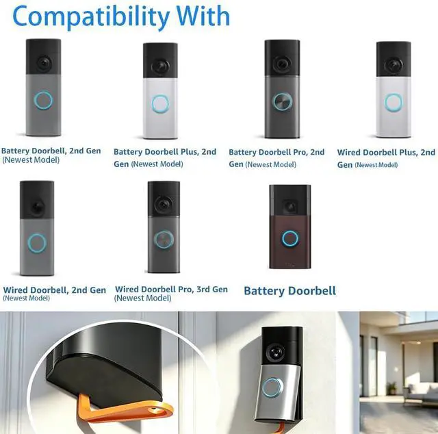 Alt view image 2 of 4 - Doorbell Key Removal Tool Compatible with Ring Battery Doorbell 2024 Release, Wired Doorbell Pro (N ewest Model), Wired Doorbell Plus (N ewest Model) 2PACK