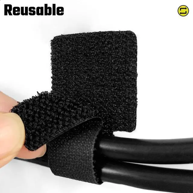 Alt view image 5 of 7 - Cord Organizer for Desk, Under Desk Wire Management, 30 PCS